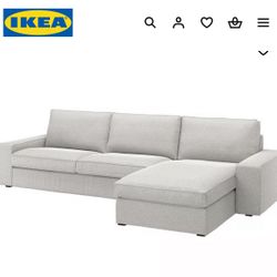 IKEA Sofa  99%NEW! 4-seat with chaise