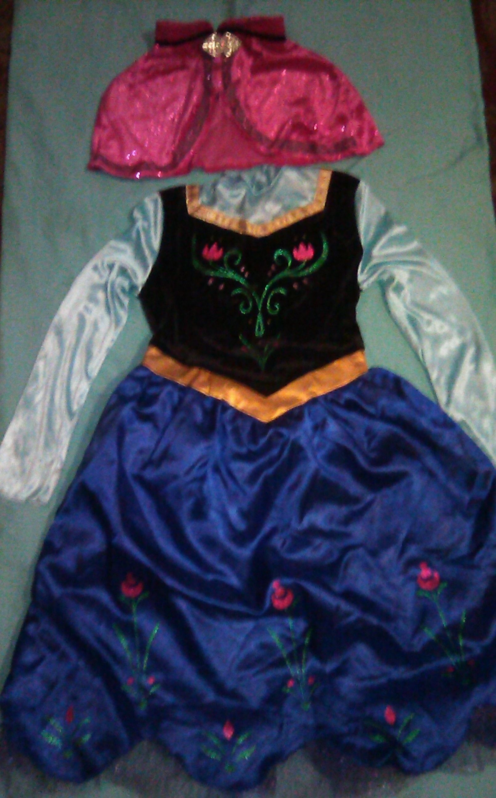 HALLOWEEN Ana from frozen costume size 7-8