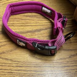Chai’s Choice Comfort Cushion Dog Collar - Size L (Fuchsia) - Like New!