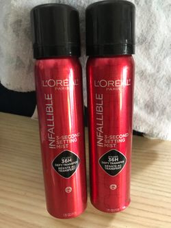 New L’Oréal infallible makeup setting spray