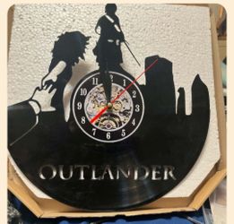 Outlander Vinyl Record Wall Clock