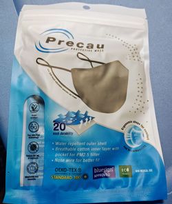 Precau Protective Face Masks Bulk Wholesale Lot of 8 Boxes - 200 Total