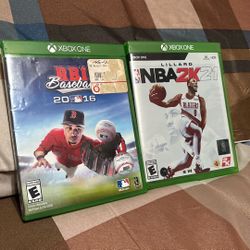 RBI BASEBALL 2016, NBA 2K21 LILLARD HDR FOR XBOX ONE ITS WORKING GREAT QUALITY NO STRACHES 