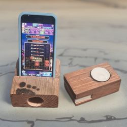 iPhone Stand W Candle And Match Holder