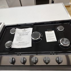 Discount Appliances! 36" Wide Gas Cooktop On Sale Was$1349