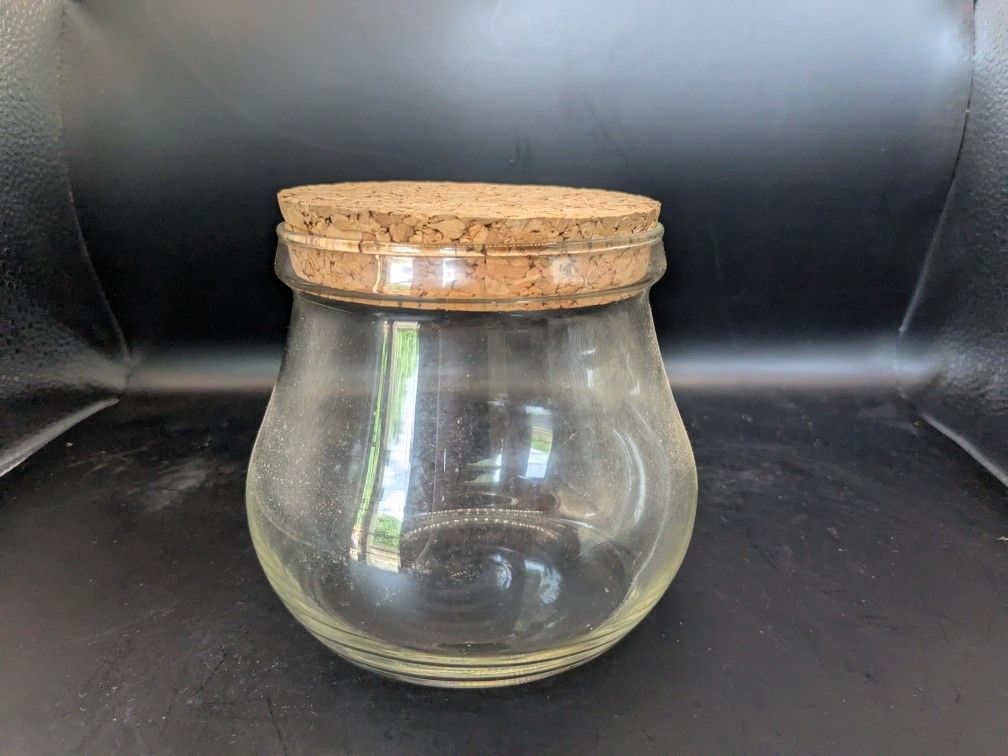 Glass Cork Candy Jar