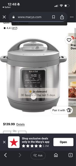 Instant pot duo plus multi cooker