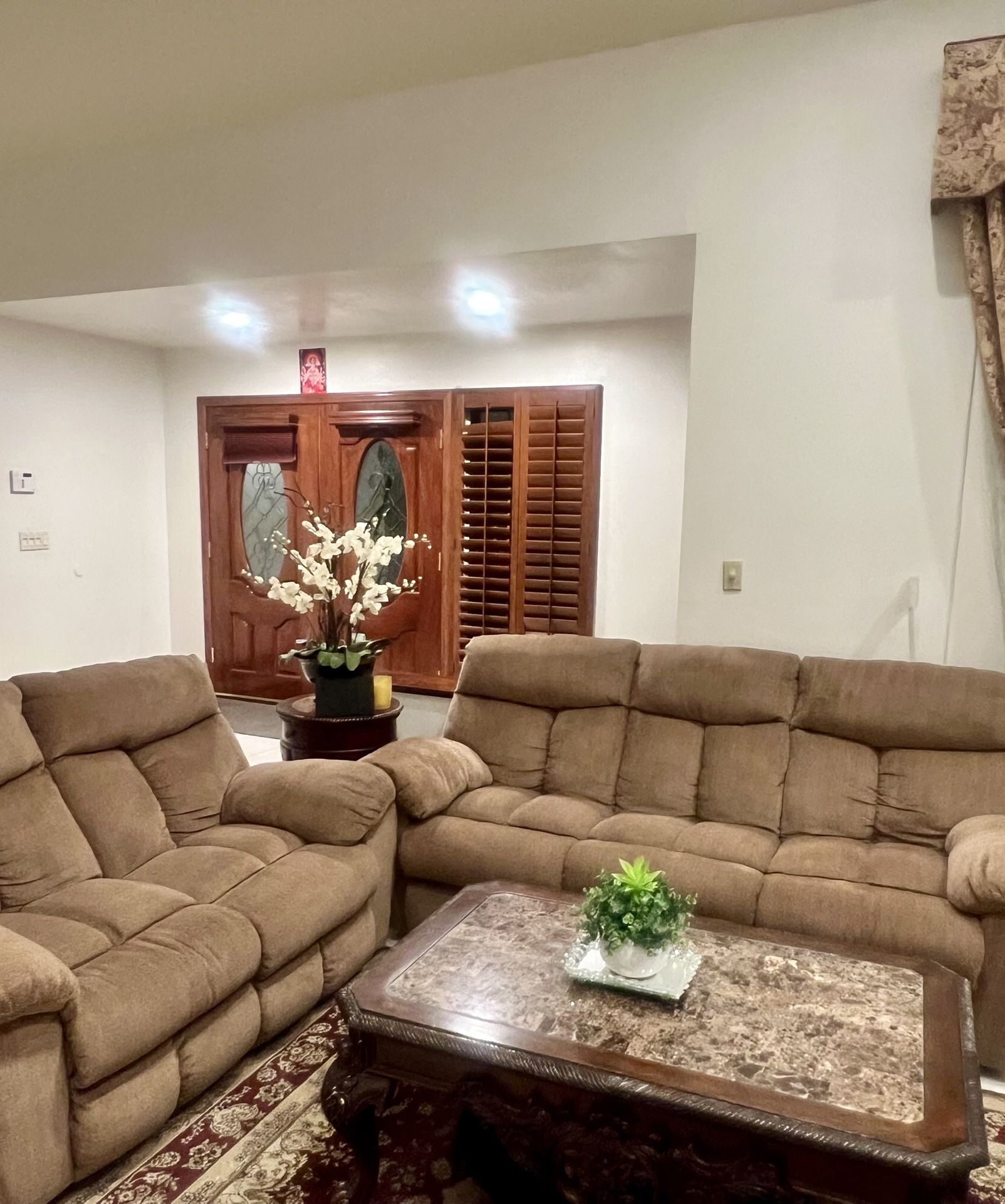 Sofa And Loveseat Reclining ( Fabric Material )
