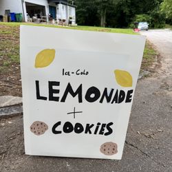 Moving sale +Lemonade + Cookies + Crafts