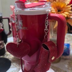 Stanley 40oz Valentine's Tumbler With Accessories 