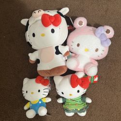 Hello Kitty Plushies 