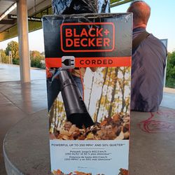 Black And Decker Corded Leaf Blower
