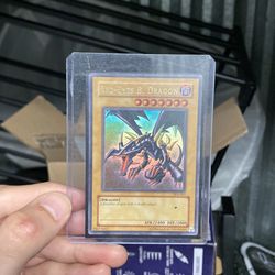 Yu Gi Oh Red Eyes Black Dragon Card