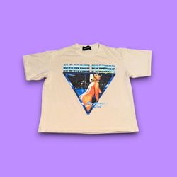 Homme + Femme Showgirls Gentleman's Club Graphic T-shirt Beige Mens XL 