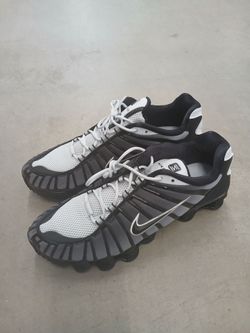 Nike Shox TL Black/Pure Platinum/White Size 12