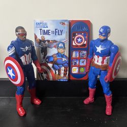 Captain America And Book Combo