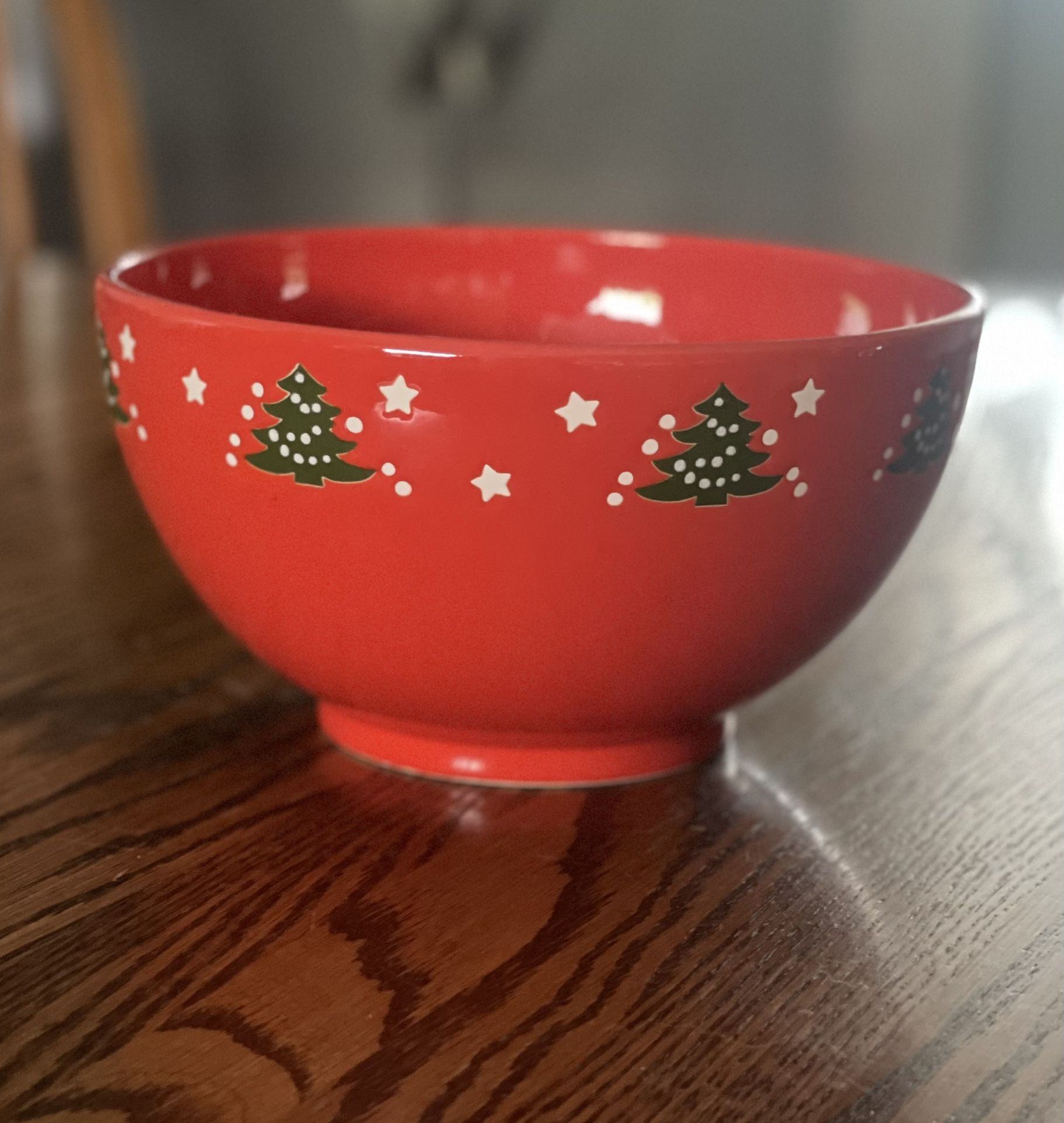 Waechtersbach Germany Red Christmas Tree  