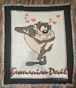 1993 Vintage Taz Throw Blanket