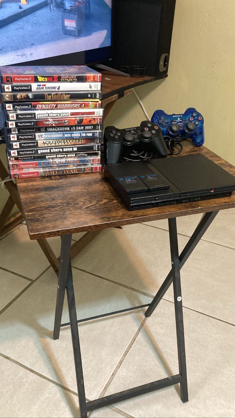 PS2 Slim gaming Set (fixer upper) for Sale in Bakersfield, CA OfferUp