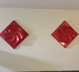 Modern Art wall decor pair
