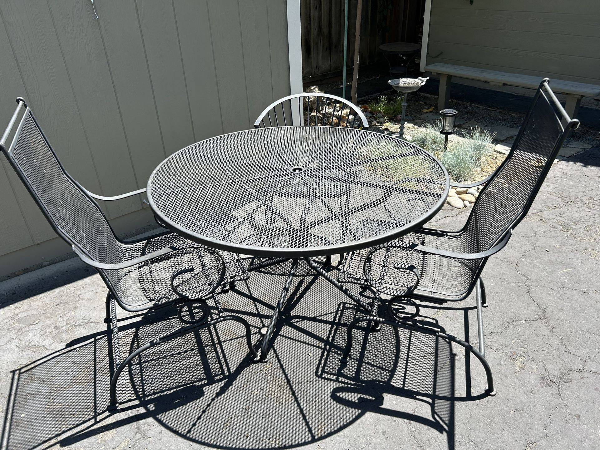 Wrought Iron Bistro Table