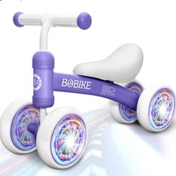 Baby Balance Bike Toys for 12-36 Months Kids Toy Boy and Girls Gifts Toddler Best First Birthday Gift Children Walker No Pedal Infant 4 Wheels Bicycle