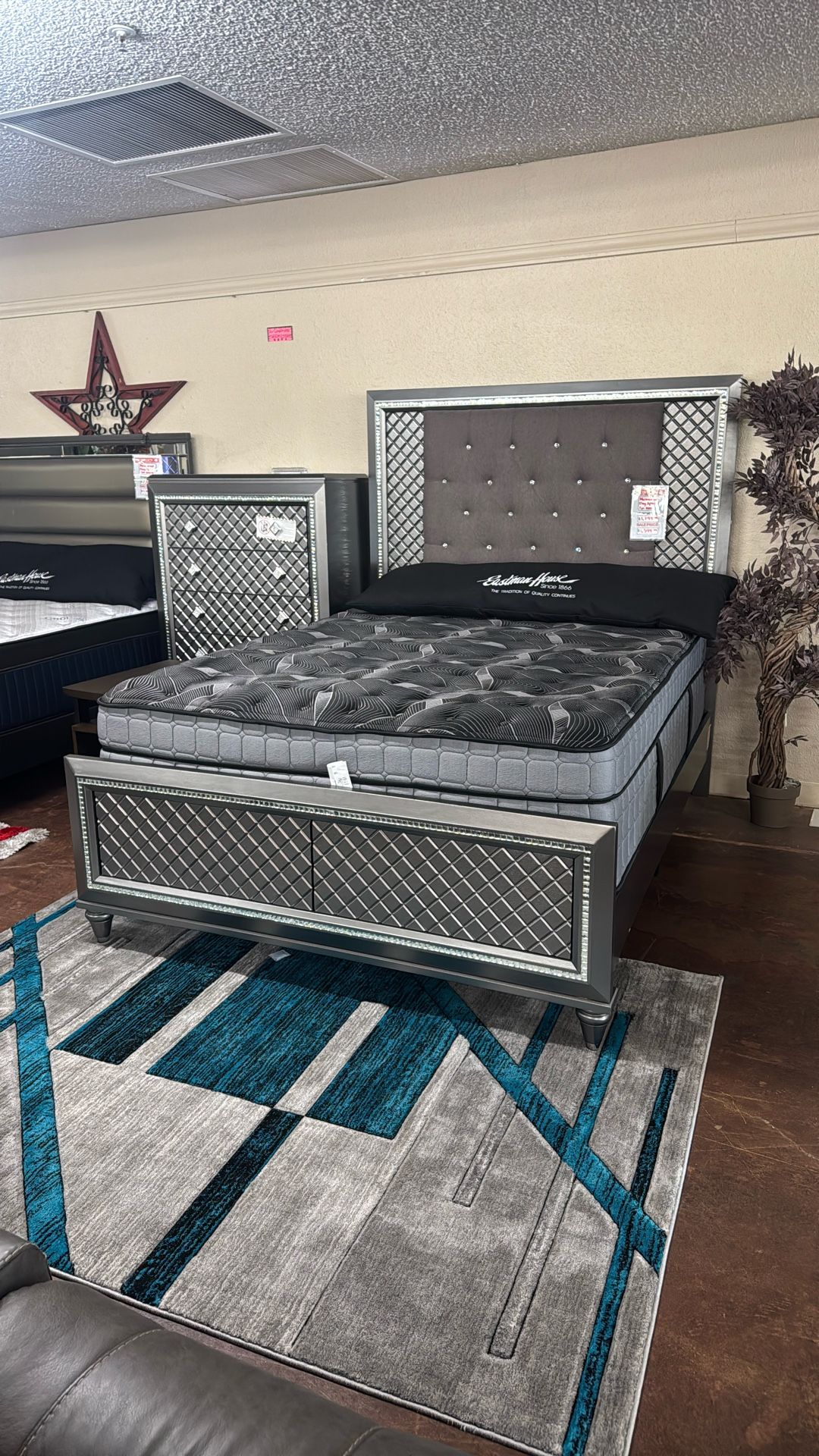 Queen, Bed Frame, And Chest