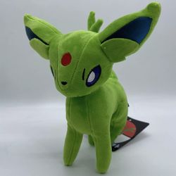 Pokémon Shiny Espeon Plush – 8” Rare Eevee Evolution Stuffed Toy