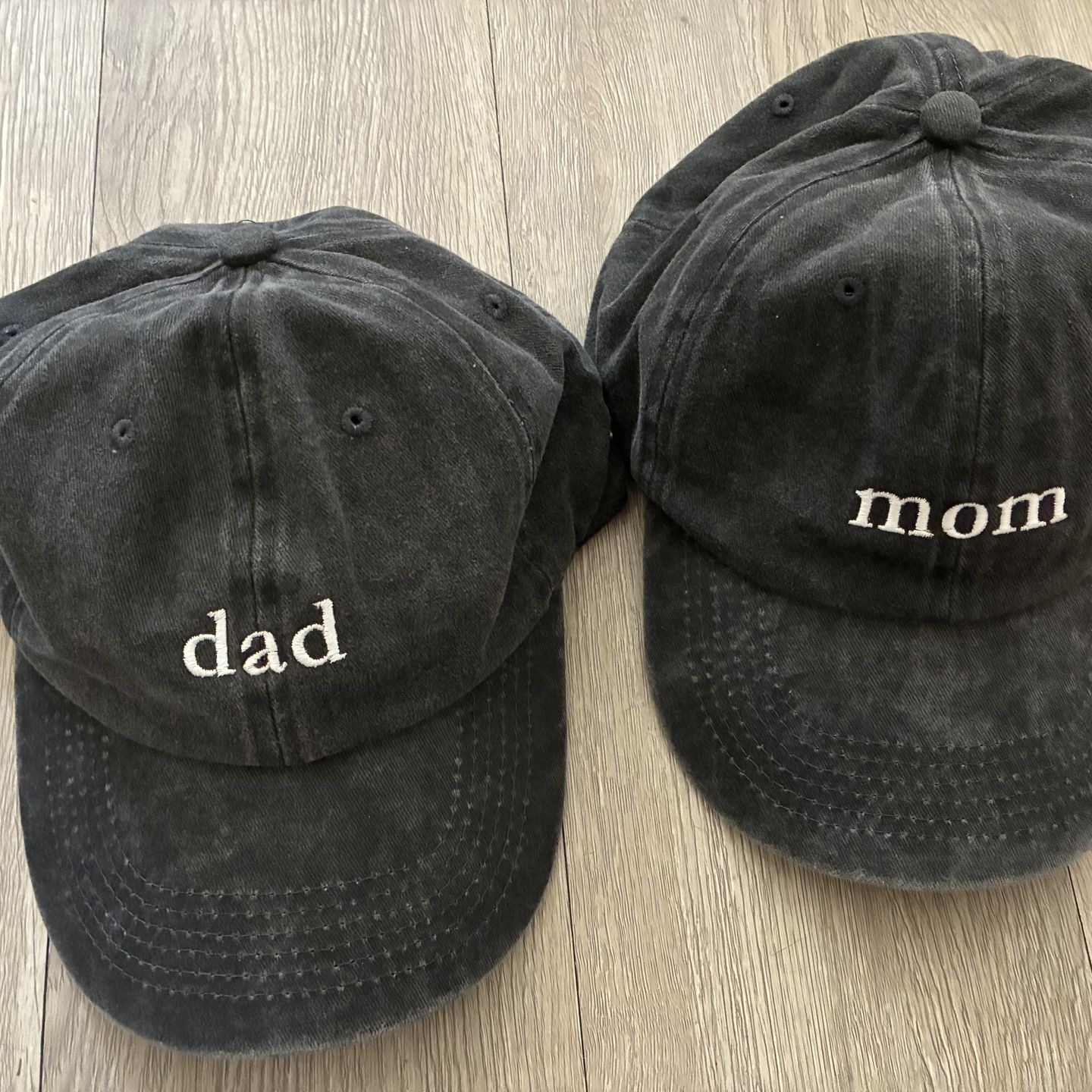 mom dad caps