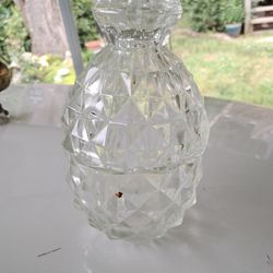 Vtg Waterford Crystal Pineapple Candy Dish 