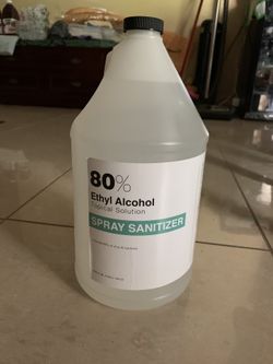 80% Ethyl Alcohol