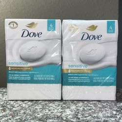 Dove Sensitive Beauty Bar Soap 4ct Set