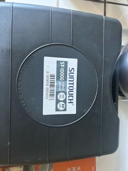 Sun touch portable grill with grill plate