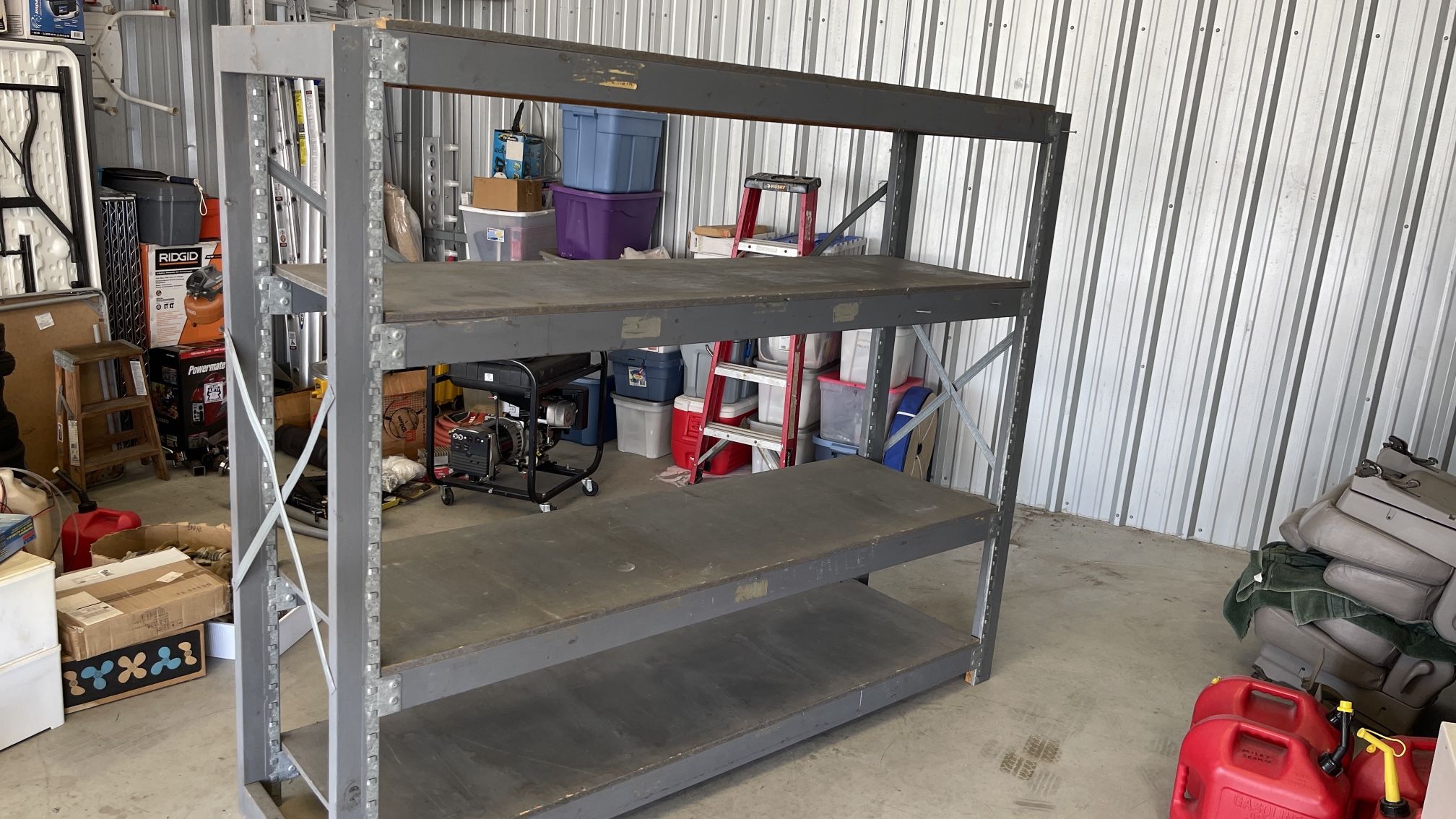 Shelving Unit adjustable, Can Deliver, Grey