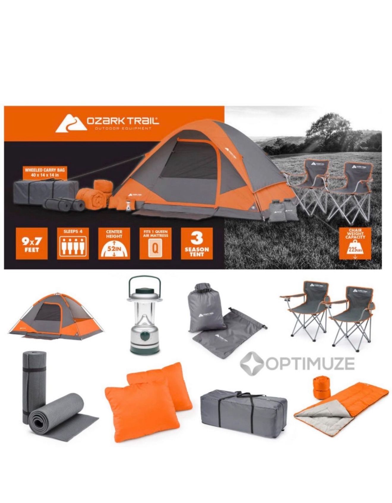 Ozark Trail 22 piece Camping Combo Set