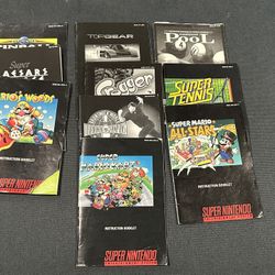 SNES Game Manuals 