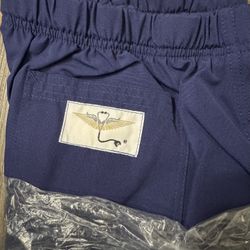 Aviator Mens Scrub Bottom, Blue, Size L, New Old Stock