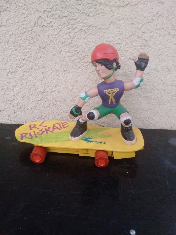 Vintage Rc Ripskate Rocking And Rolling 360 Stunts Skateboard Stunts 1980s Rad Chain Fong