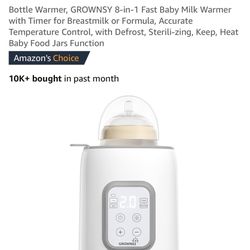 Grownsy 8-1 baby Bottle Warmer