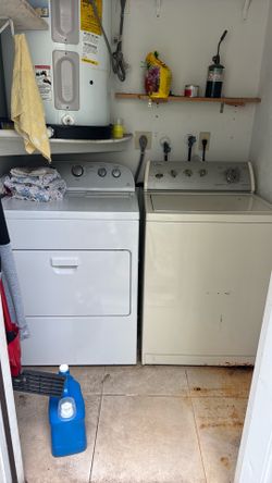 Washer and dryer set for sale