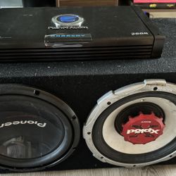Subwoofer + 2600 Watts Amp
