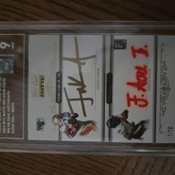 2023 Graded 9 Daul Auto Frank Gore Sr.&Frank Gore Jr #/1of10