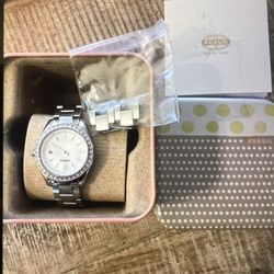Silver Women’s Fossil Watch 