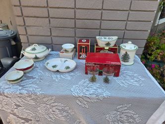 Spode Christmas Tree items message me for prices