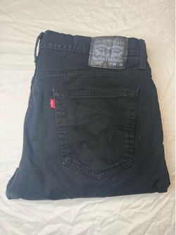 Levi’s Men’s Black Straight Fit Jeans