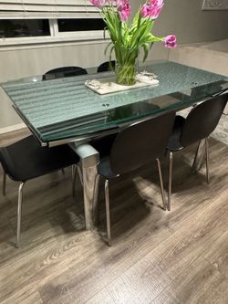 Dining table with chairs