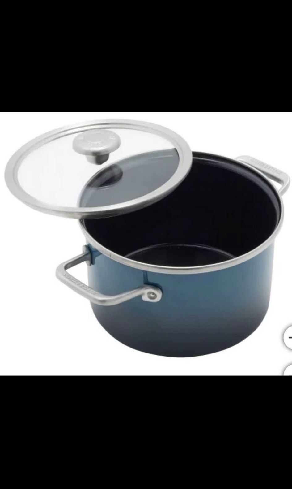 Title Merten & Storck Steel Core Enameled 3.9QT Stockpot with Lid