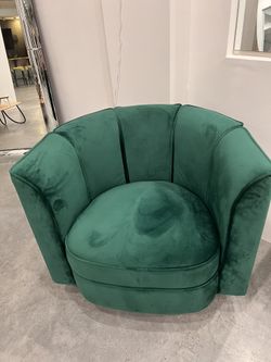 Green  Accent Chair