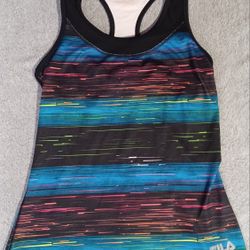 Women's Size Small Fila Dry Fit Tank Top Summer Gym Workout Running 