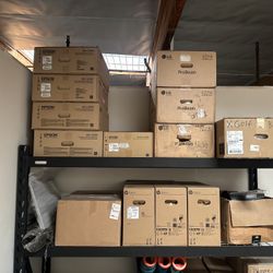 Epson/LG Projectors, Few HP Touchscreen Monitors And Keyboards 